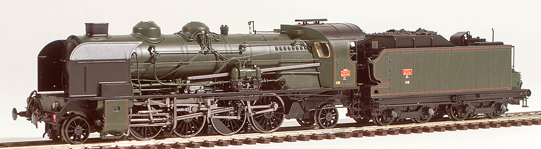 REE Modeles MB-052 - French Steam Locomotive Class 141 of the SNCF  MEDITERRANEE Era III ALES - ANALOG DC